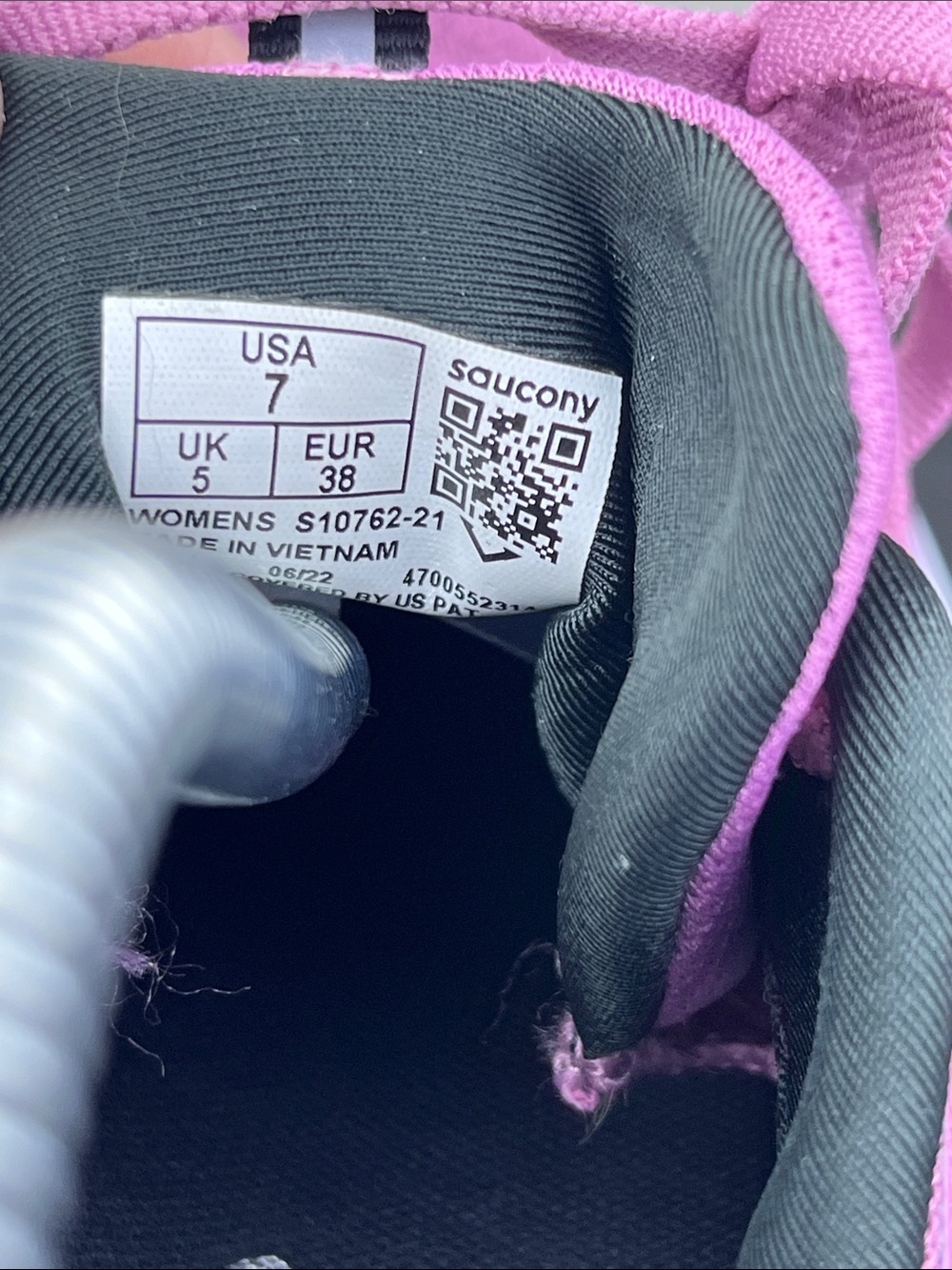 Saucony Omni 21 Women's Sz 7‎ Purple Pink Running Sneakers New with Box - Picture 5 of 7